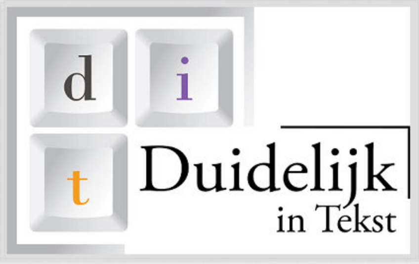 Het logo van Duidelijk in Tekst