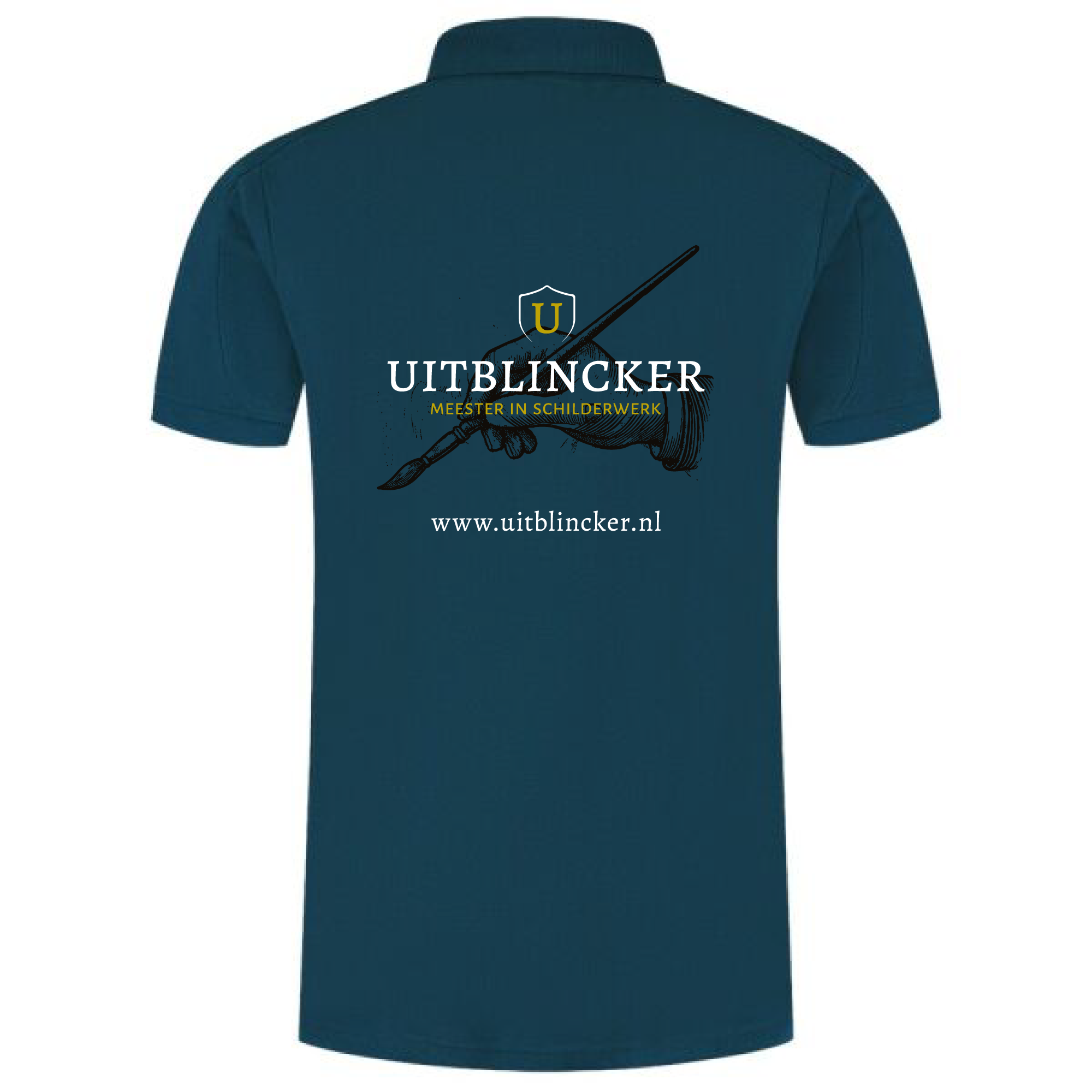 Voorbeeld van bedrukking polo